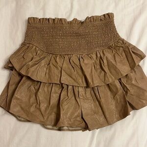 Women’s Faux Leather Skirt